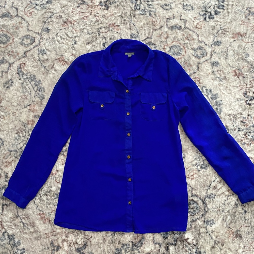 Cobalt blue shirt